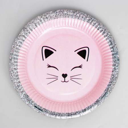 Набор бумажной посуды Страна карнавалия «Кошечка»