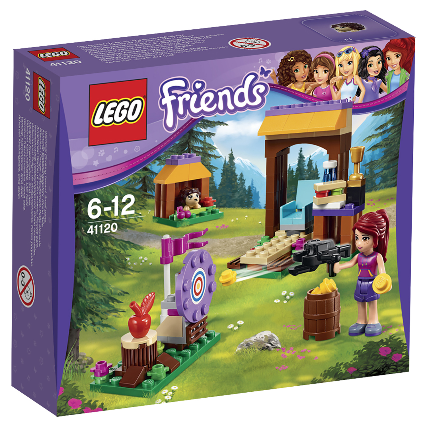 Конструктор LEGO Friends Спортивный лагерь: стрельба из лука (41120) купить  по цене 799 ₽ в интернет-магазине Детский мир