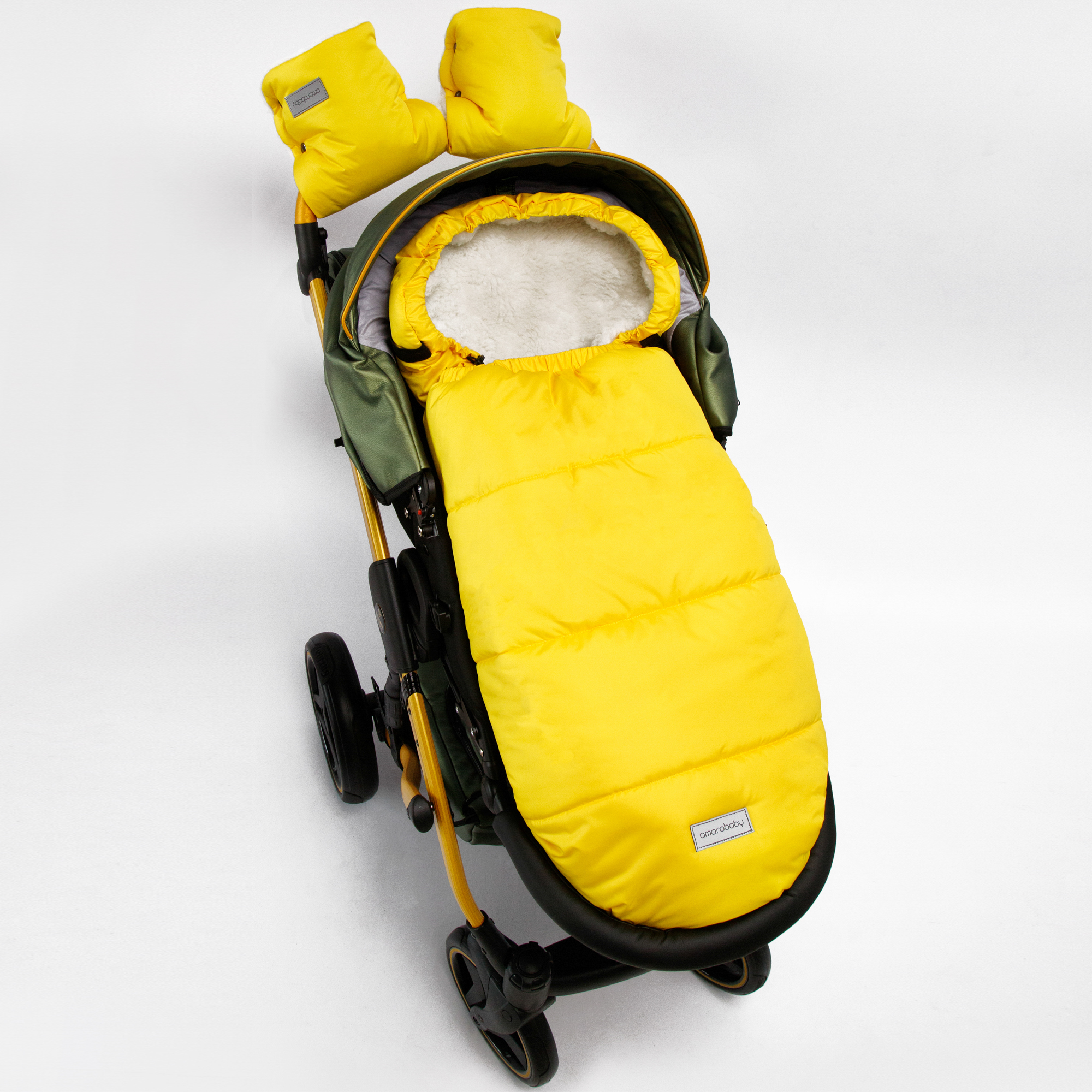 Конверт Amarobaby Snowy Travel Желтый AMARO-6101-STZ - фото 6