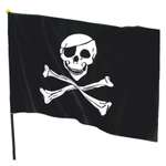 Флаг пиратский СФЕРА 40х60 см