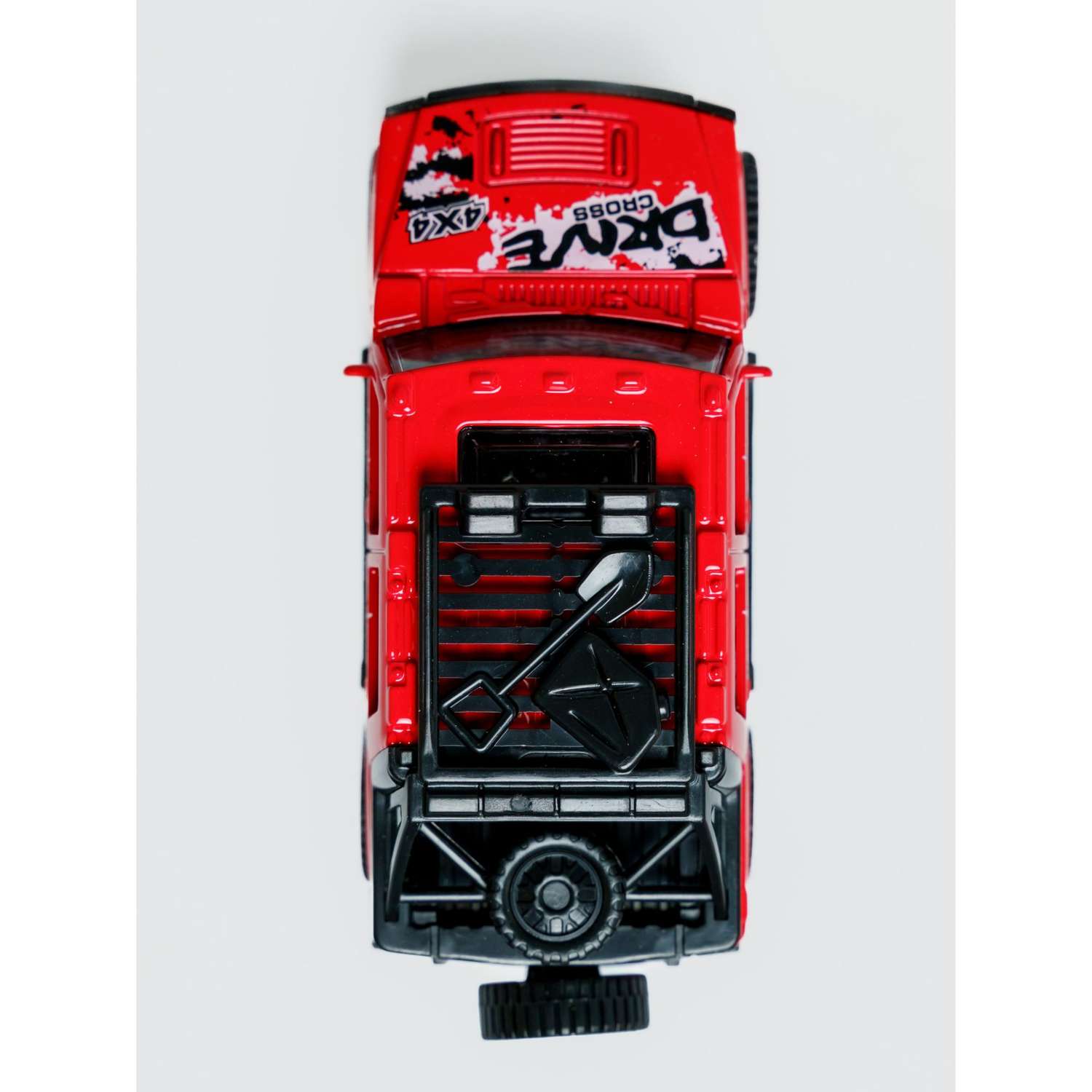 Машинка AUTOGRAND Pickup красная детская металлическая с инерционным механизмом развивающая крутая 12 см 88547 - фото 8