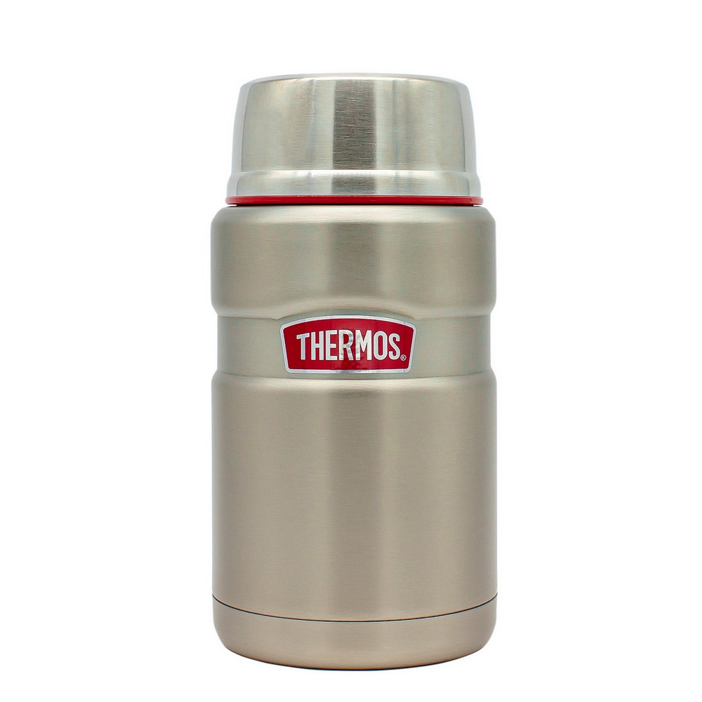 Термос для еды и напитков THERMOS 0.71 л нержавеющая сталь MT-57 Red line - фото 1