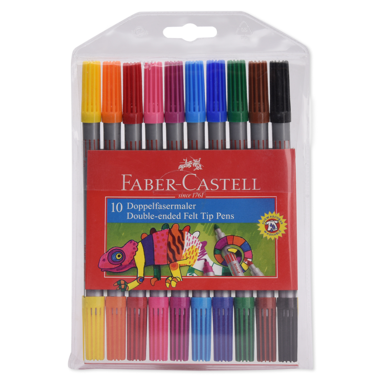 Фломастеры Faber Castell 2сторонние 10шт 151110 - фото 4