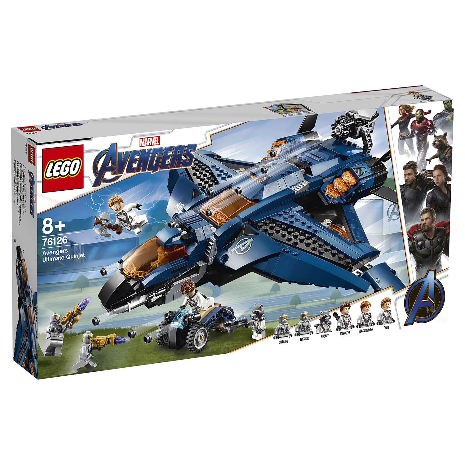 Конструктор LEGO Marvel Super Heroes Модернизированный квинджет Мстителей 76126 - фото 2