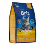 Корм для кошек Brit 800г Premium Cat Duck and Chicken для стерилизованных с уткой и курицей сухой