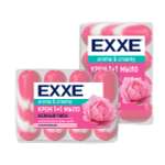 Крем-мыло EXXE Нежный пион 4шт 90г розовое полосатое Эккопак