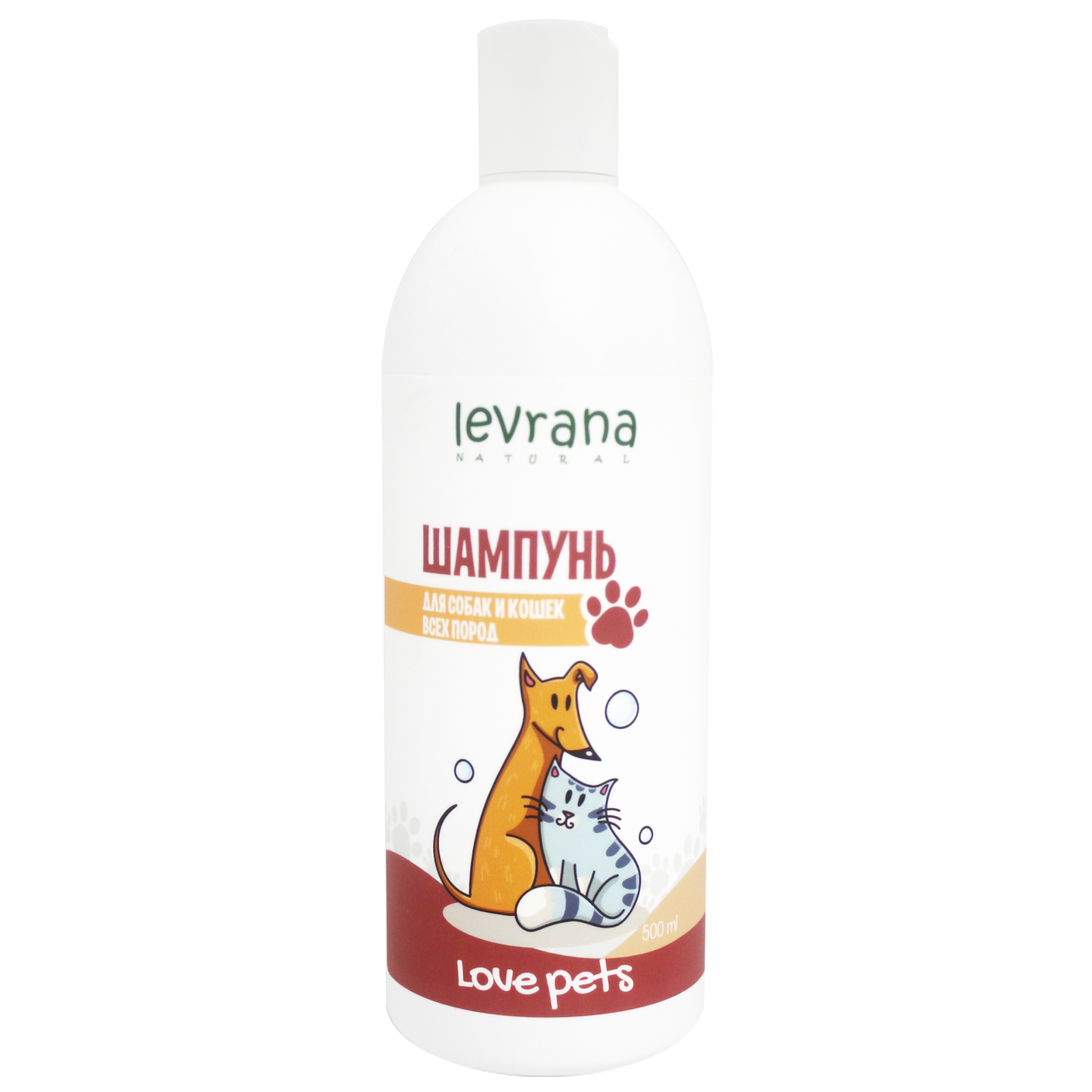 Шампунь LOVE PETS для собак и кошек всех пород 0.5л - фото 1