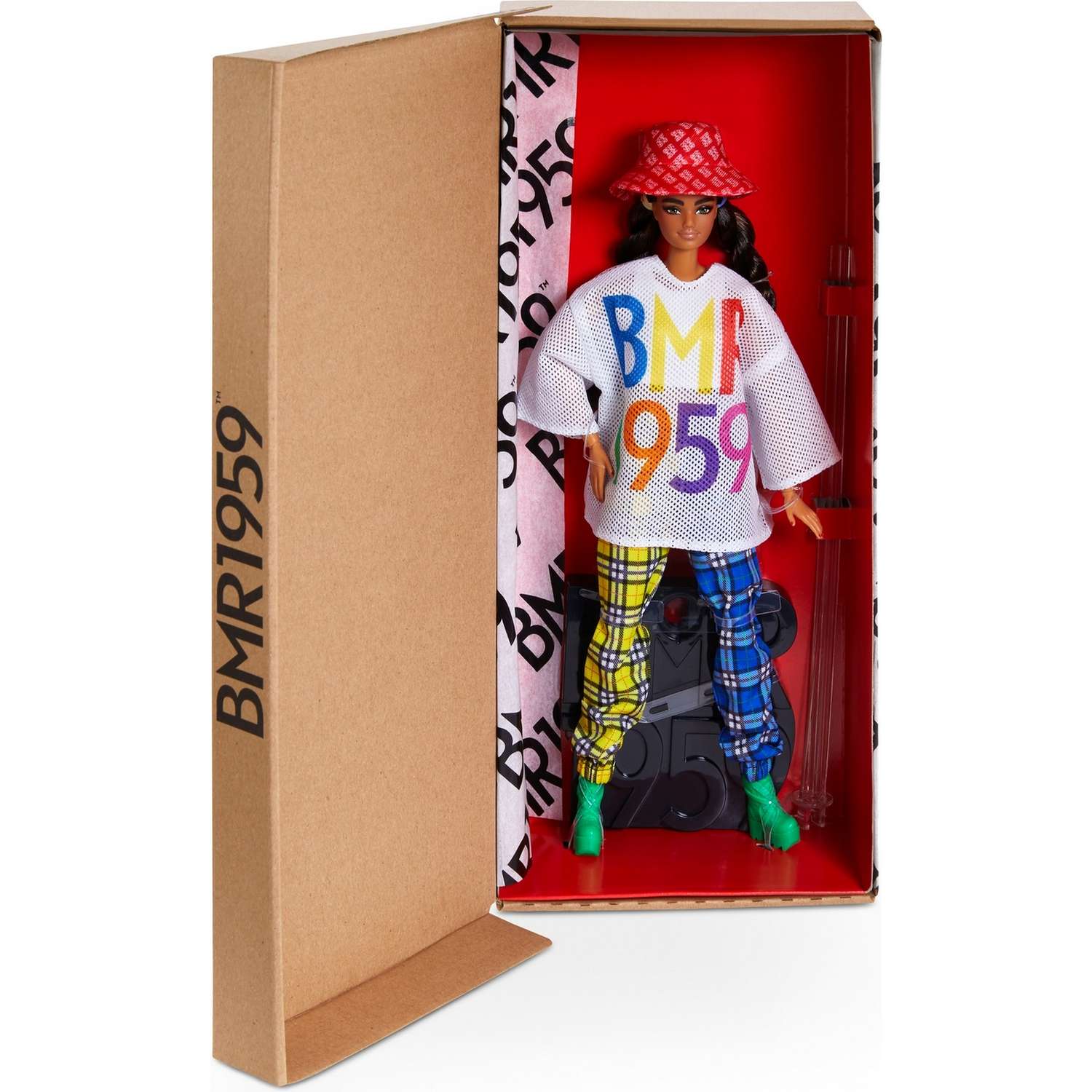 Кукла Barbie BMR1959 коллекционная в клетчатых штанах и панаме GNC48 GNC48 - фото 9