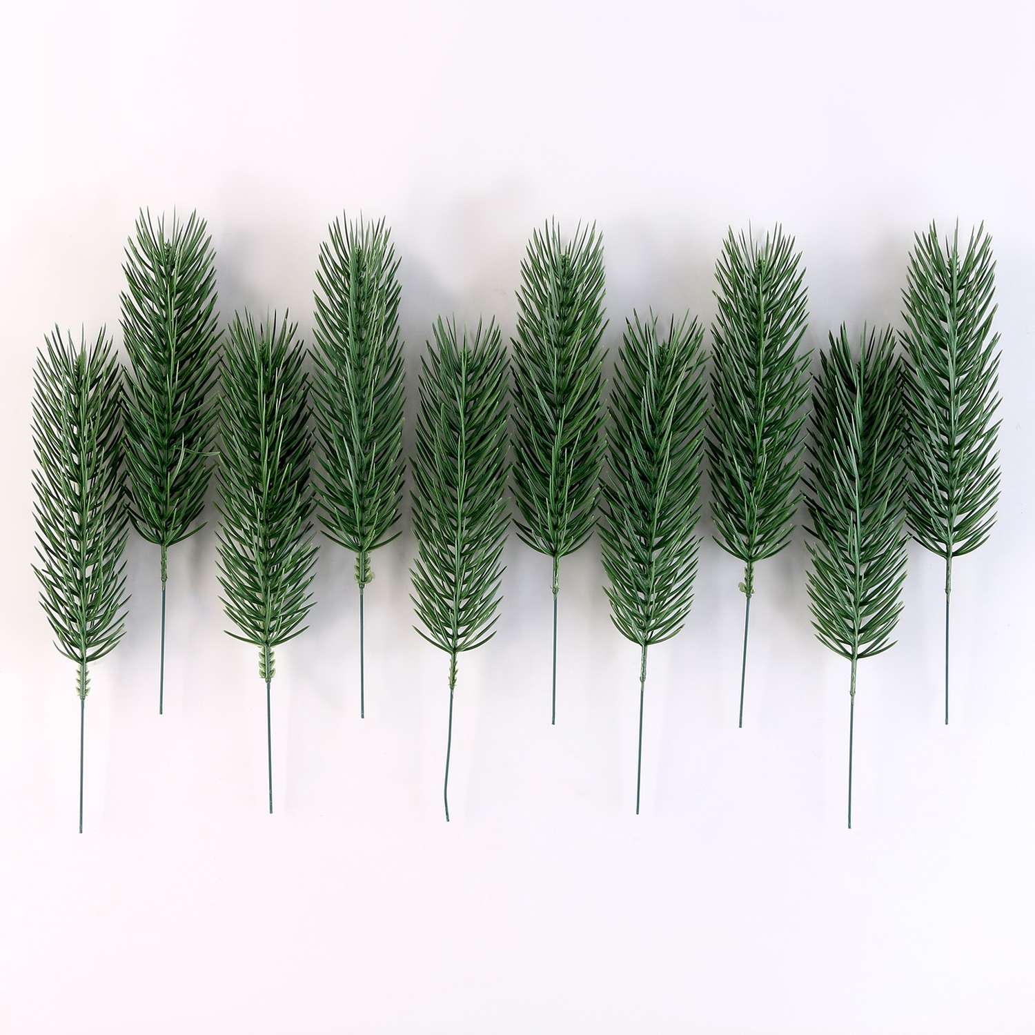Литая веточка Sima-Land зелёная 22×4 см набор 50 шт - фото 1