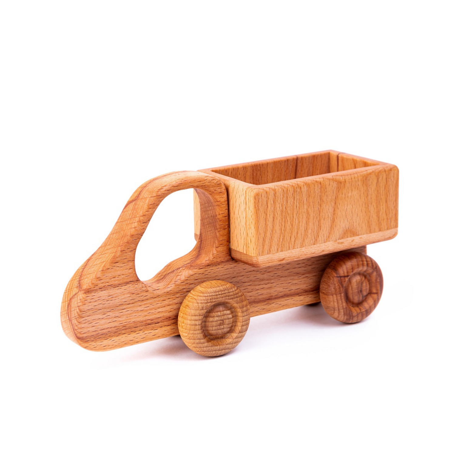 Машинка-каталка Mag Wood Грузовичок деревянный для детей с 6 месяцев - фото 1