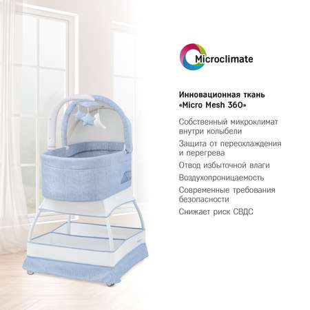 Колыбель-кроватка Simplicity GL4070 Classic chambray