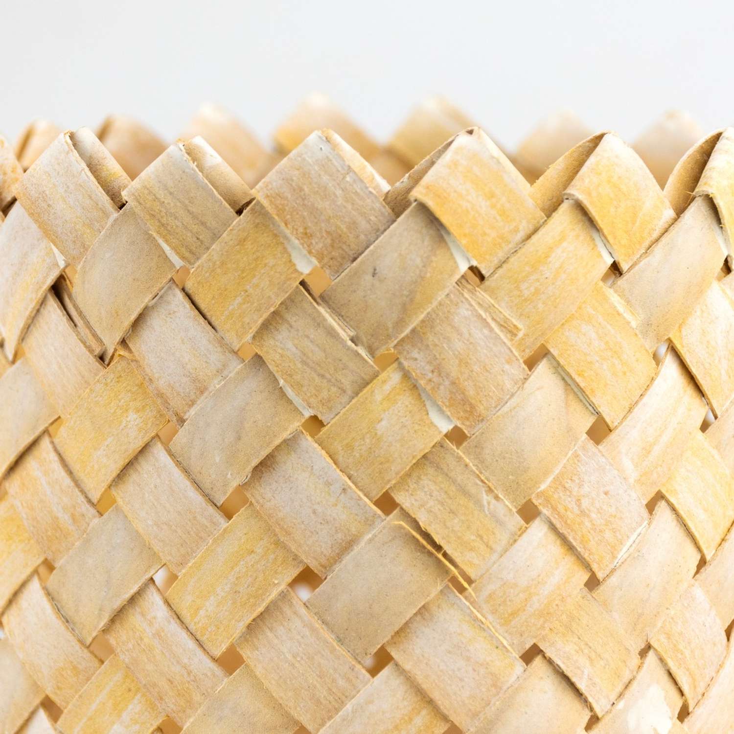 Кашпо-лукошко плетеное Азалия Декор из бамбука D14хН115см оранжевый - фото 5