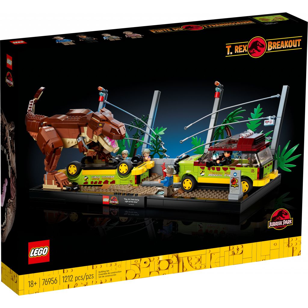 Конструктор LEGO Jurassic World Побег Ти-Рекса 76956 купить по цене 19999 ₽  в интернет-магазине Детский мир