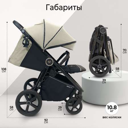 Коляска прогулочная Sweet Baby Unica Olive Green