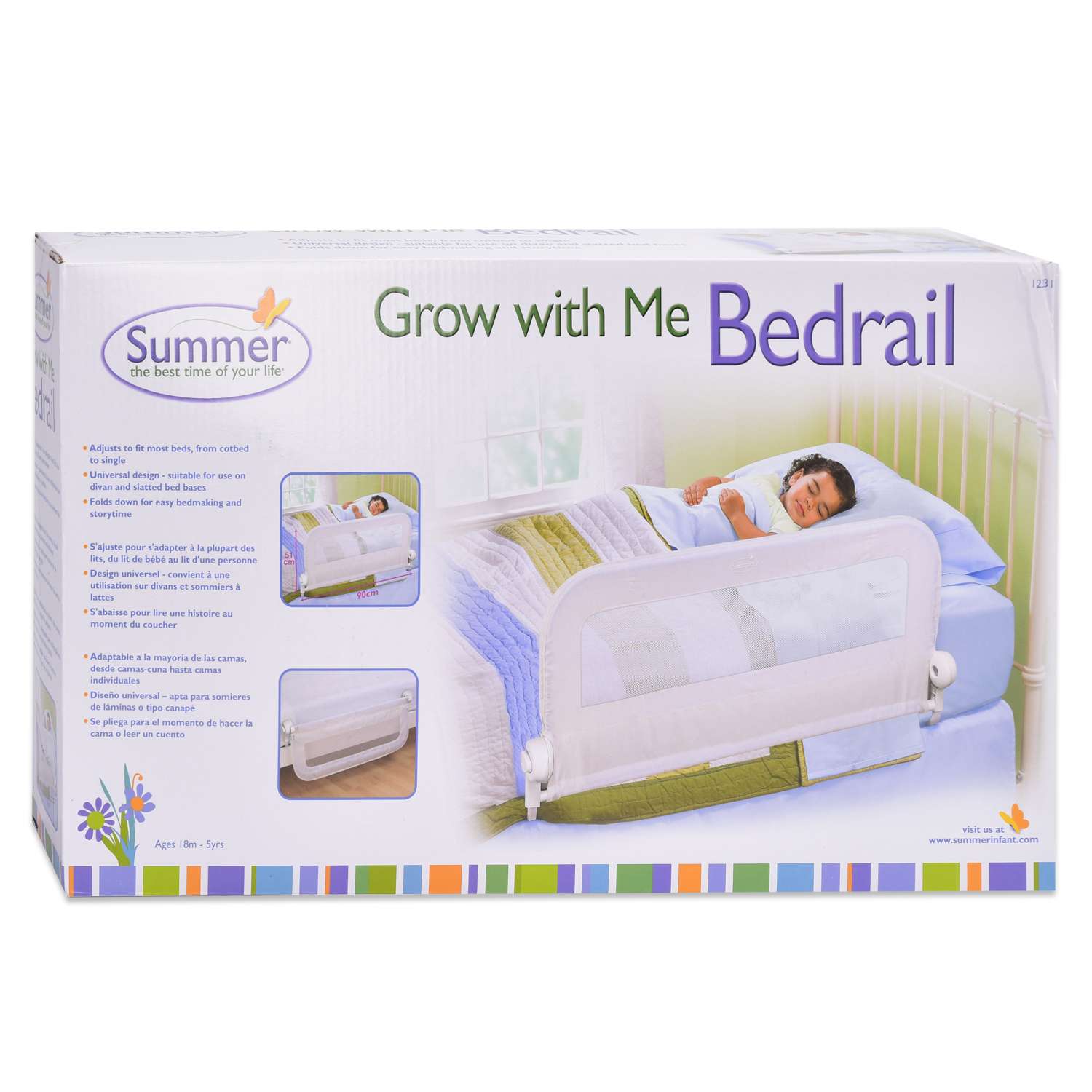 Ограничитель для кровати Summer Infant Single Fold Bedrail белый - фото 5