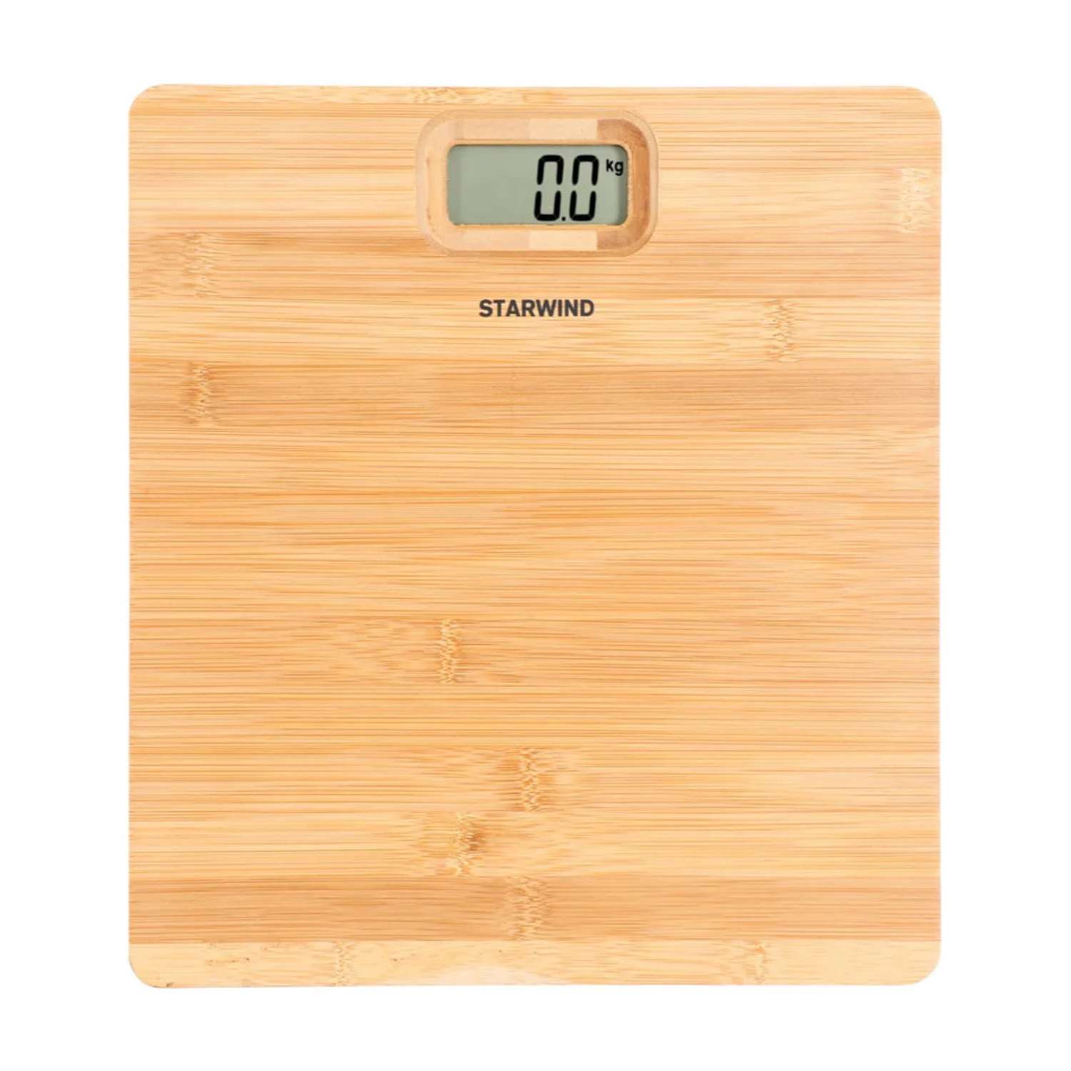 Весы напольные электронные StarWind SSP6070 максимальный вес 180 кг бамбук - фото 1