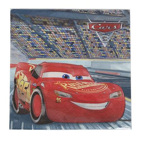 Бумажные салфетки Cars 3 двухслойные 33x33 см 20 шт