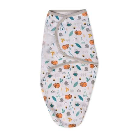 Конверт для пеленания Summer Infant SwaddleMe Сонные зверята на липучке SM 56226