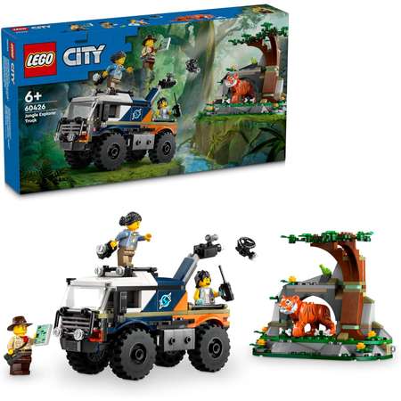 Конструктор LEGO City Внедорожный грузовик Исследователь джунглей 60426