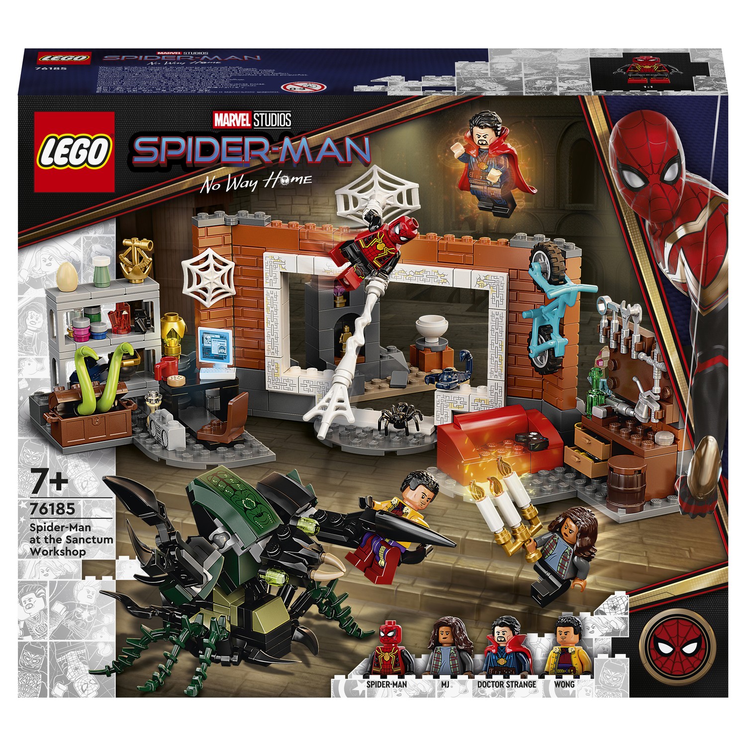 Конструктор LEGO Super Heroes Человек-паук в мастерской Санктума 76185  купить по цене 2599 ₽ в интернет-магазине Детский мир