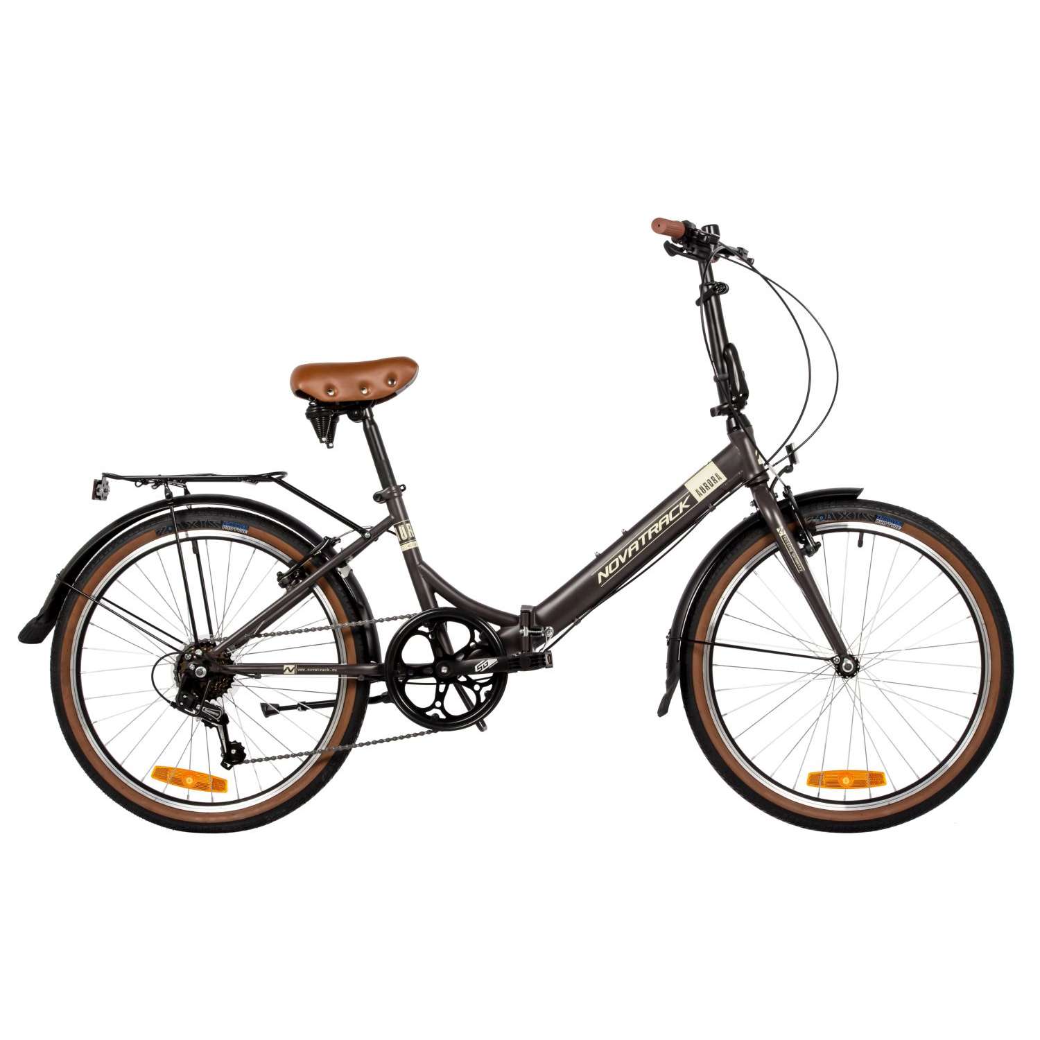 Велосипед складной 24коричнев NOVATRACK AURORA - фото 2