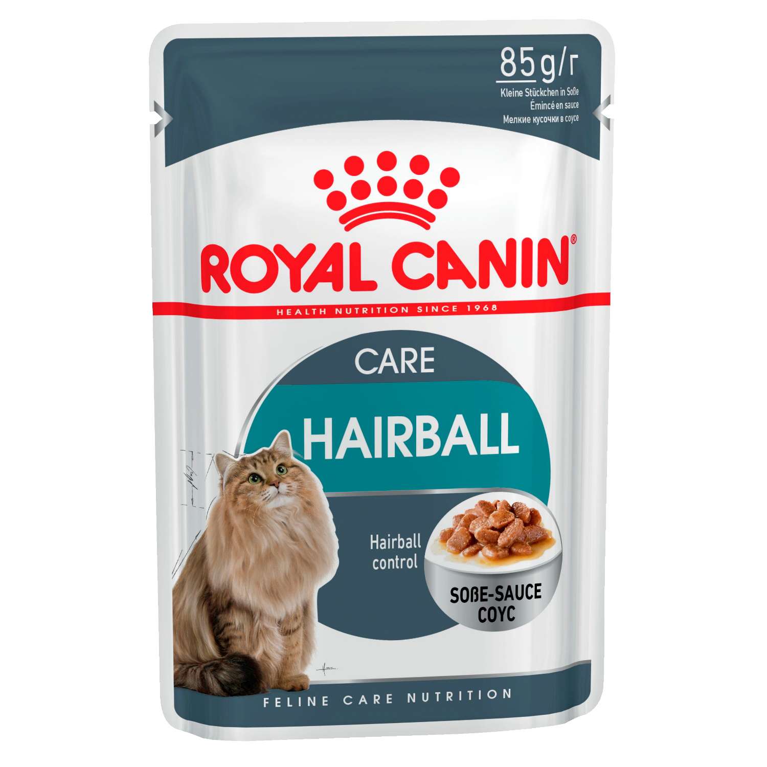 Корм влажный для кошек ROYAL CANIN Hairball Care 3+1*85г - фото 2