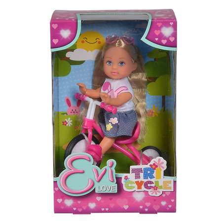 Кукла Evi Simba на трехколесном велосипеде 5733347