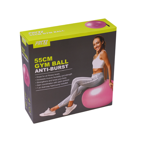 Мяч гимнастический PRCTZ Gym Ball Anti-Burst 55 см.