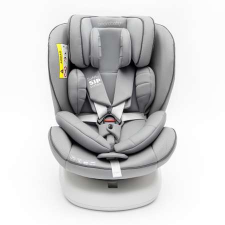 Автокресло детское Champion AmaroBaby Isofix класс D группа серый