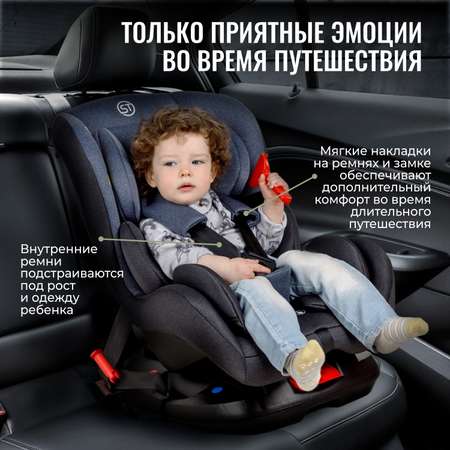 Детское автокресло SmartTravel Leader Dark grey