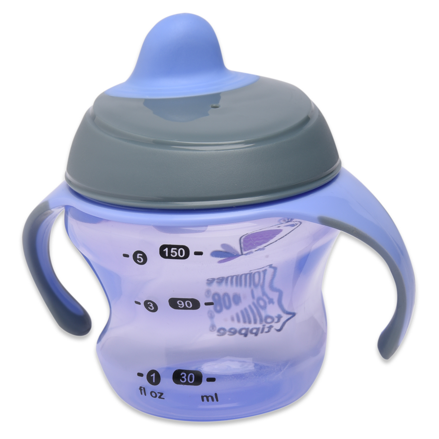 Первая чашка Tommee tippee Explora 150 мл Фиолетовая - фото 3