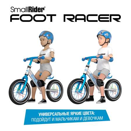 Беговел Small Rider Foot Racer 3 Air серебро-синий