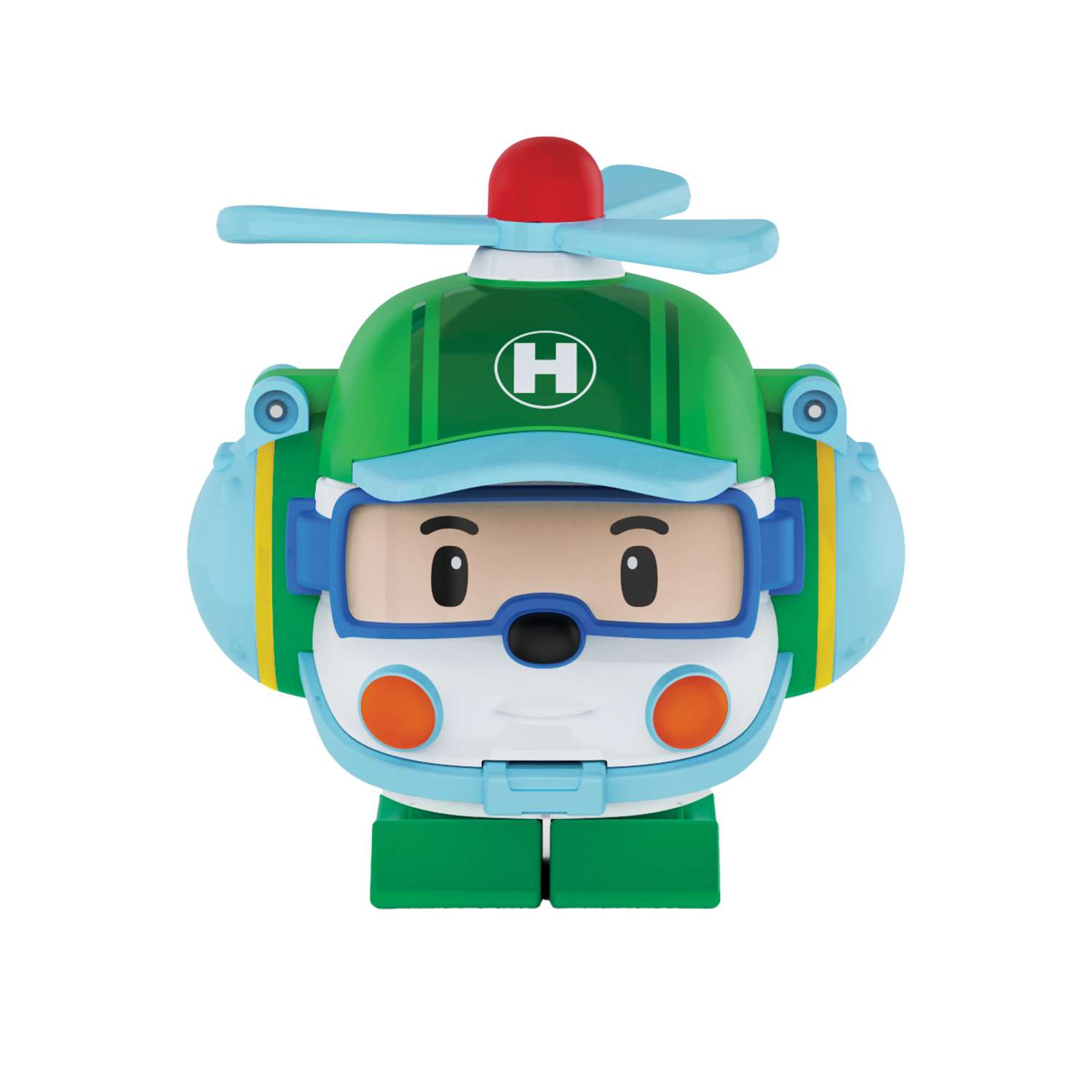 Вертолет Robocar Poli Хэли зеленый MRT-673 - фото 3