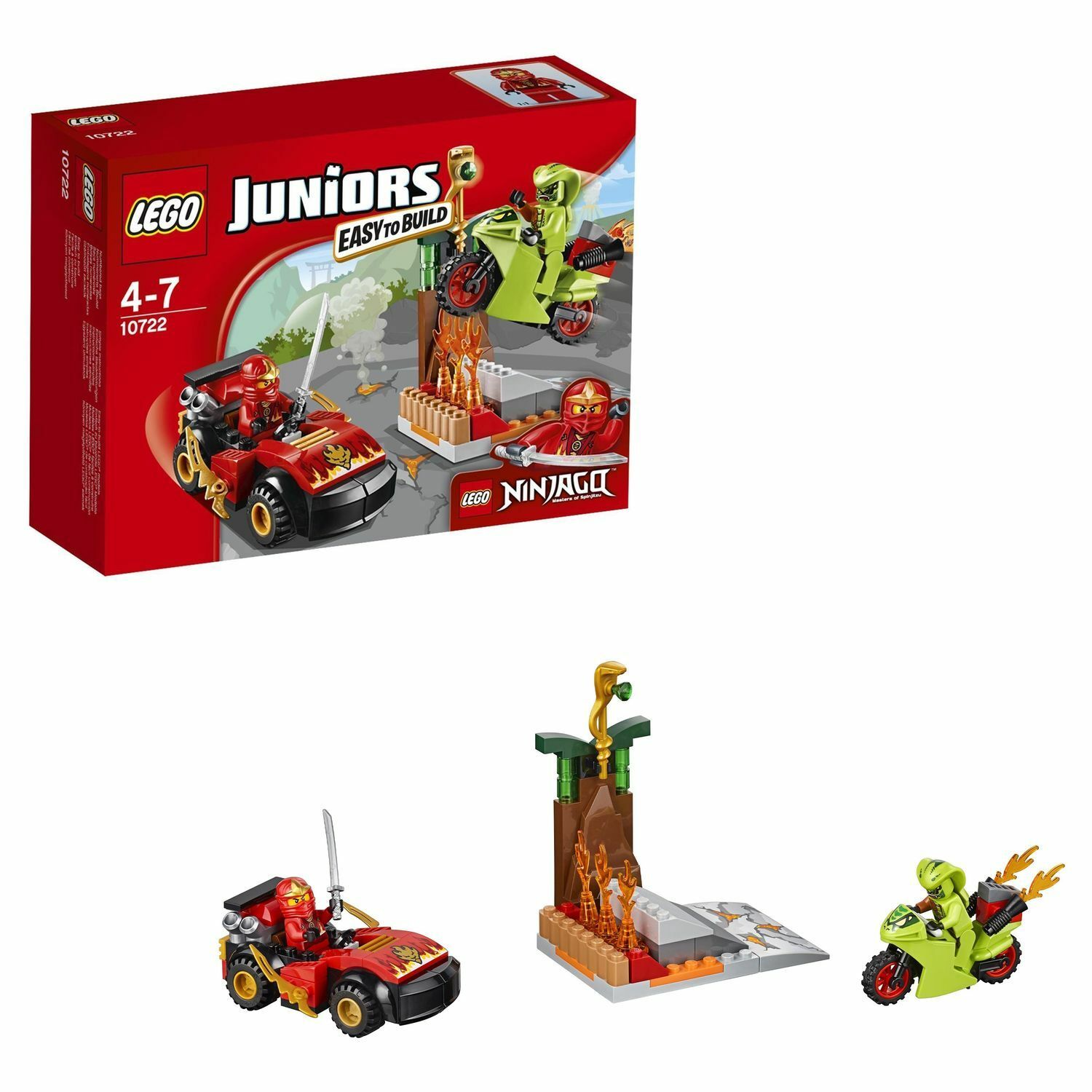 Конструктор LEGO Juniors Схватка со змеями (10722) - фото 1