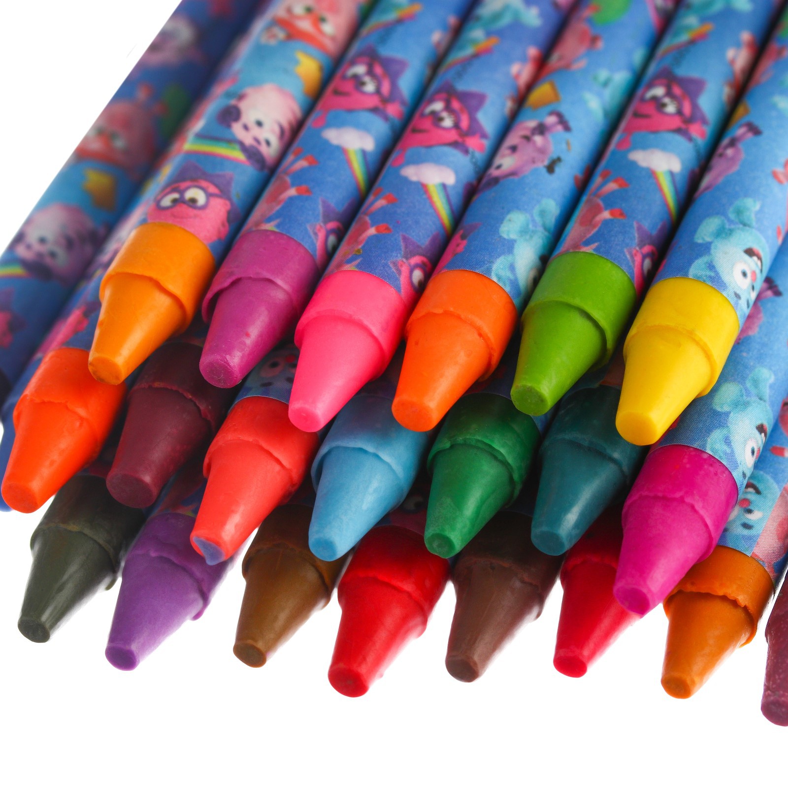 Восковые СМЕШАРИКИ карандаши набор 36 цветов - фото 3