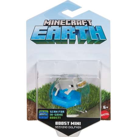 Мини-фигурка Minecraft Дельфин с рыбой с NFC-чипом GKT35