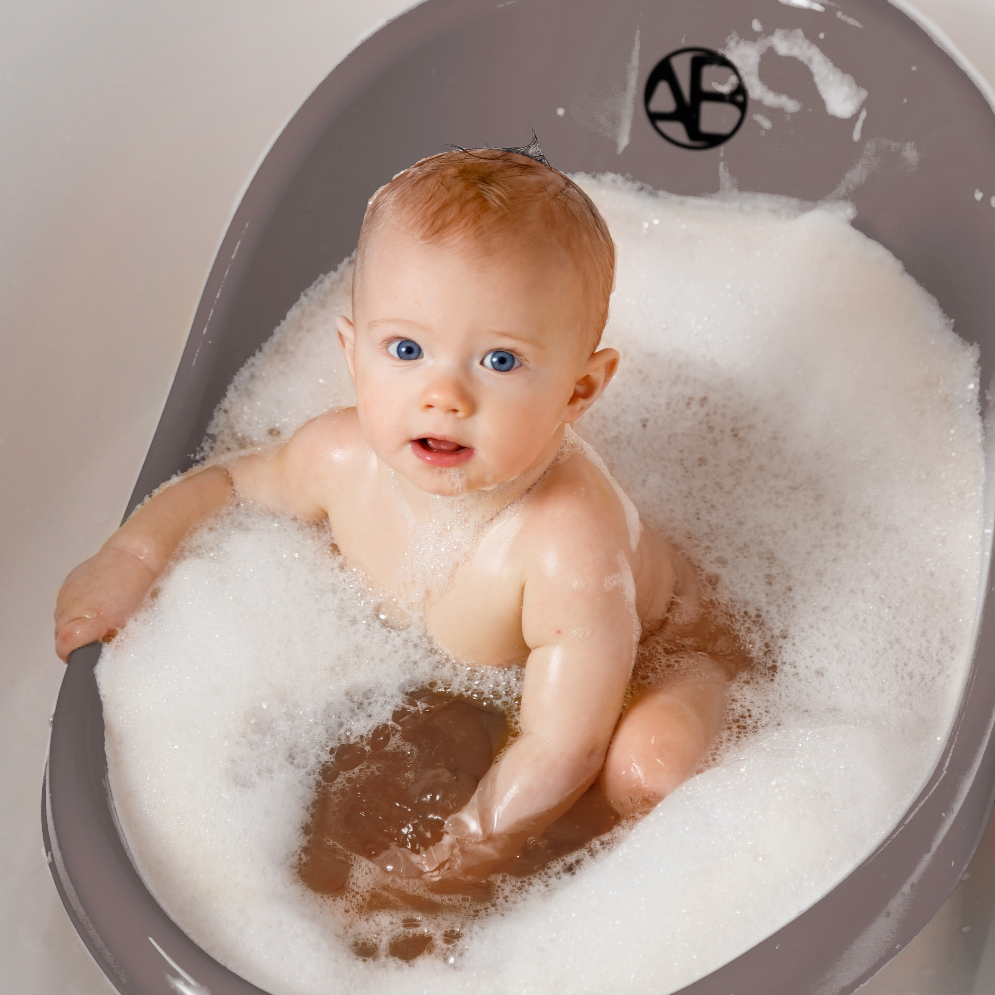 Ванночка для купания AmaroBaby Raft серая - фото 1