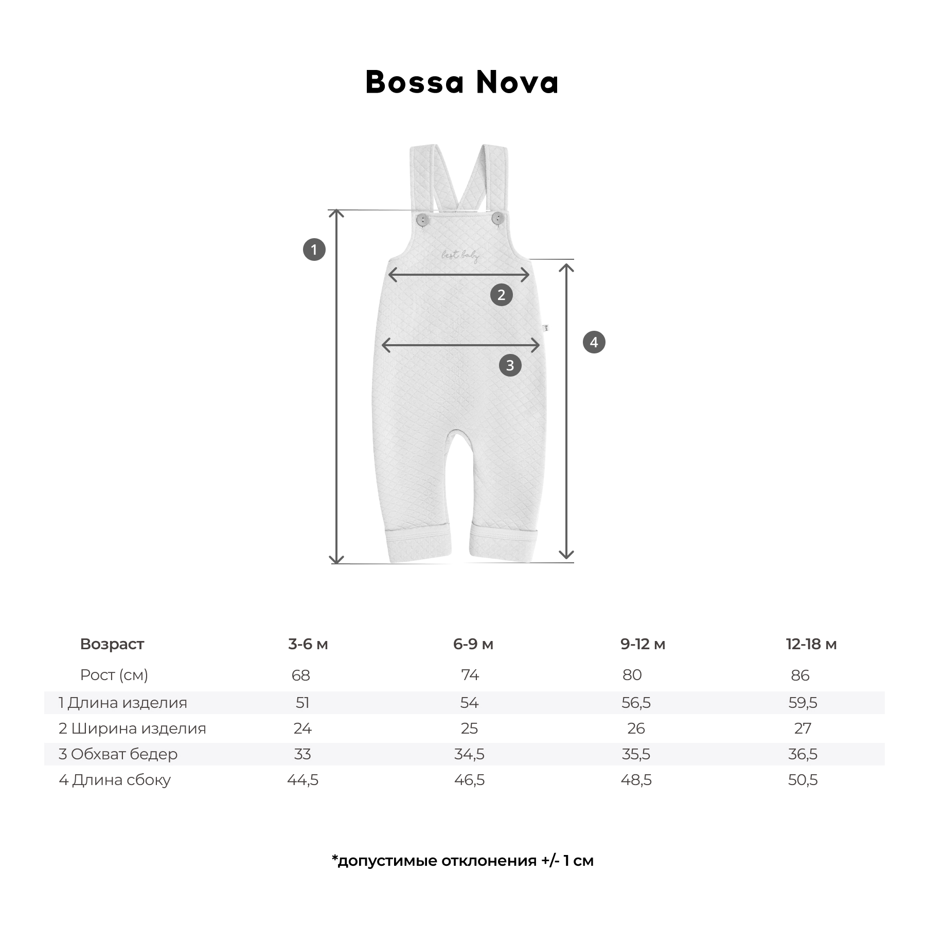 Полукомбинезон Bossa Nova 509К-761-Б - фото 6