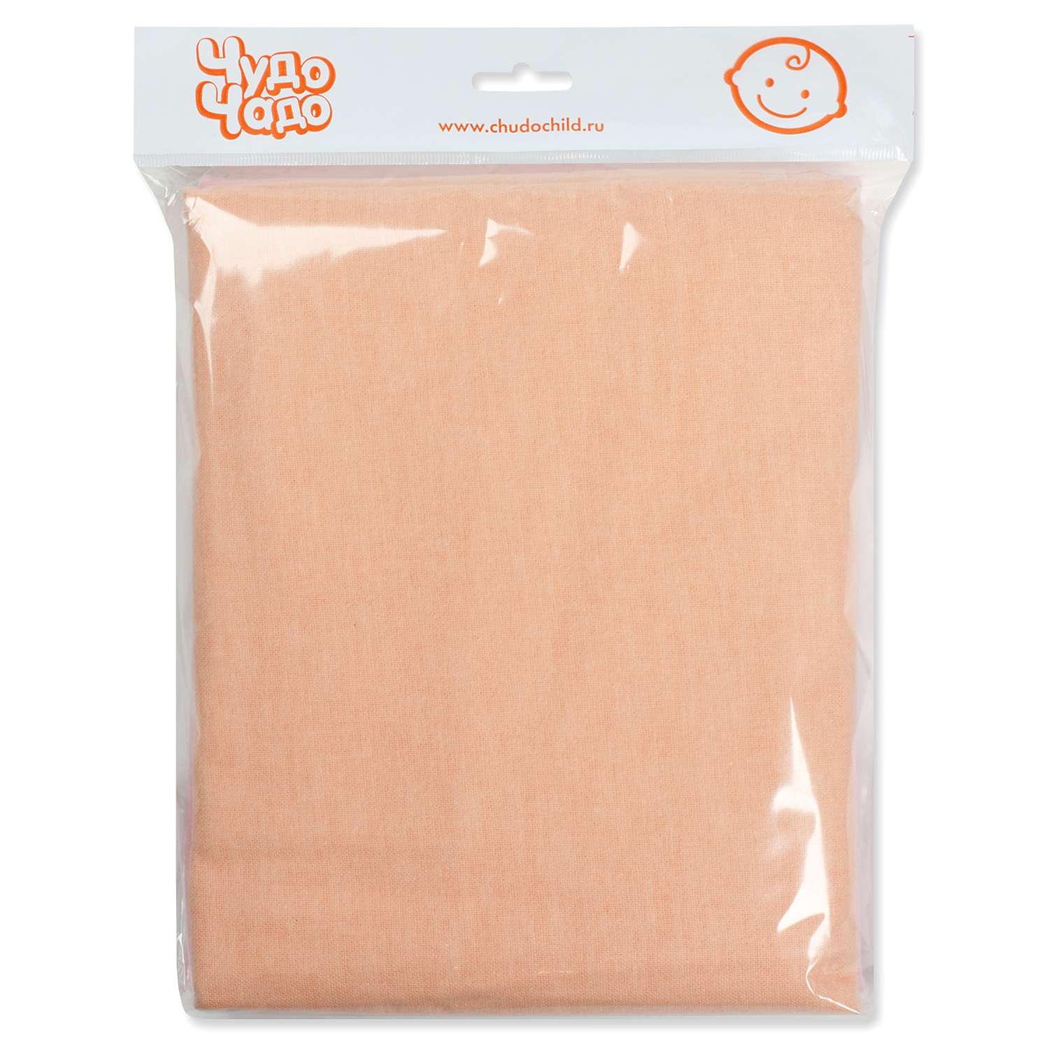 Пеленка фланелевая Чудо-чадо для новорожденных «Трезвучие» розовый/персик/белый 75х120см 3 шт - фото 5