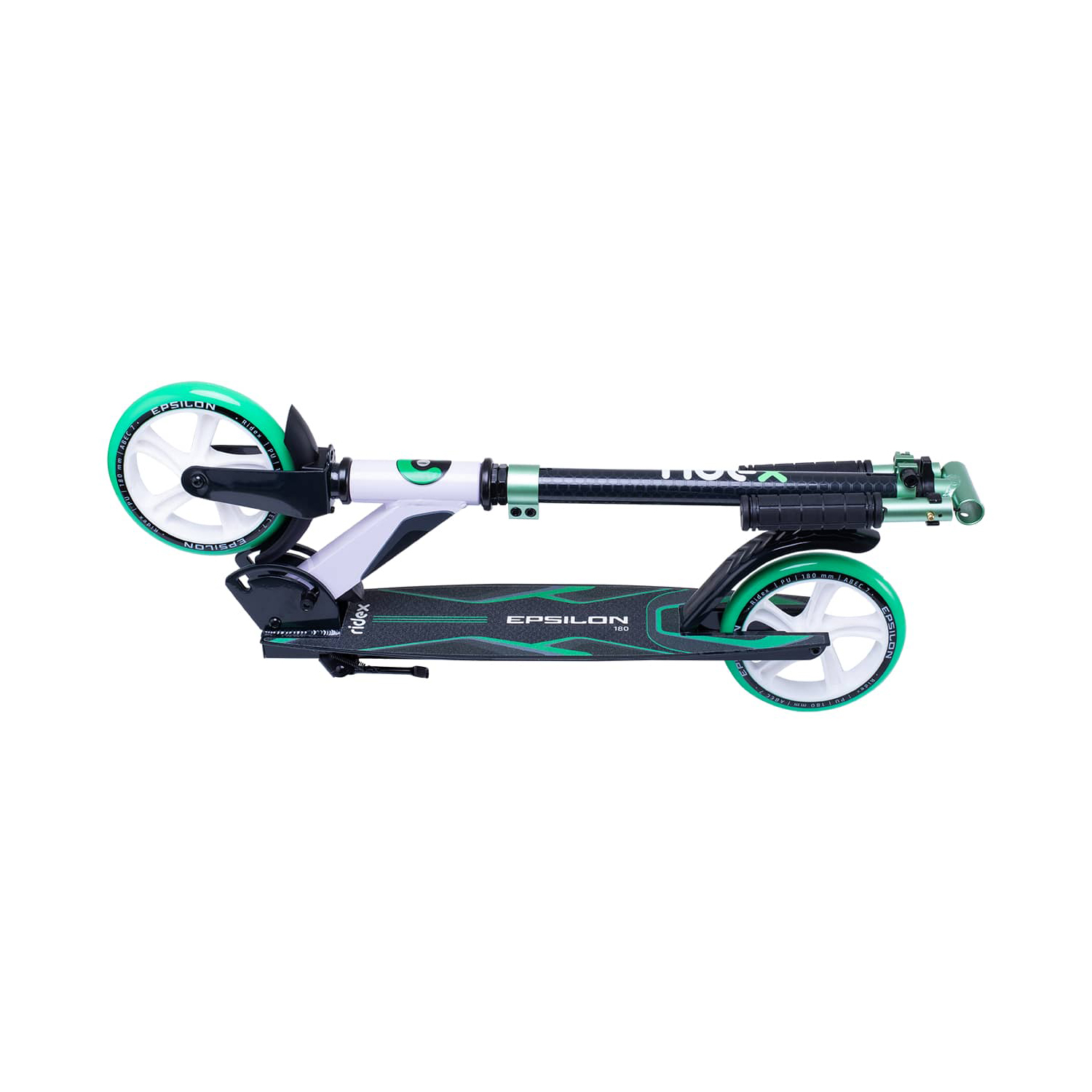 Самокат RIDEX двухколесный Scooter 2 wheels Epsilon 180 green - фото 4