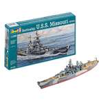 Сборная модель Revell Корабль военный U.S.S. Missouri 2-я МВ