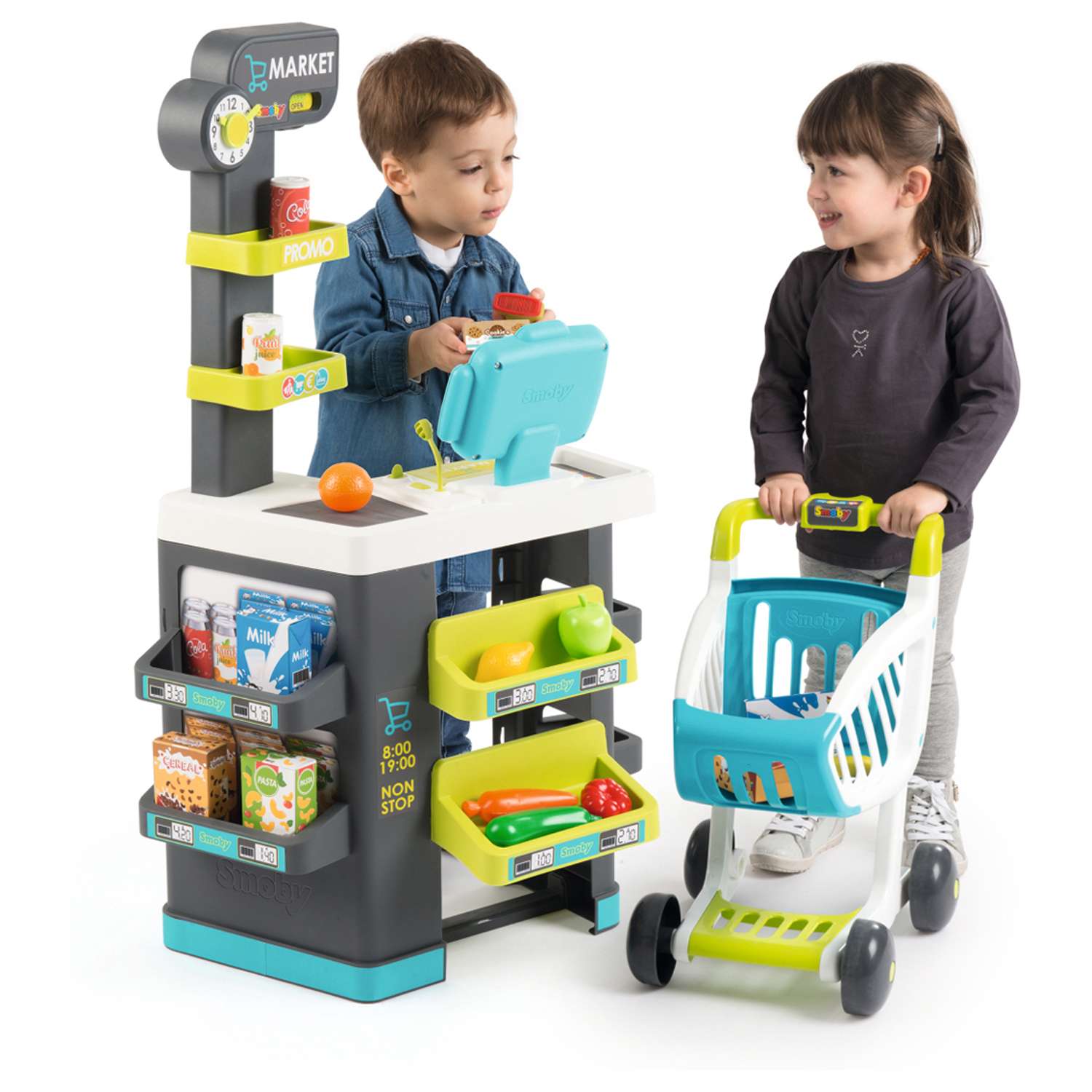 Набор игровой SMOBY детский супермаркет с тележкой 350212-МП - фото 7