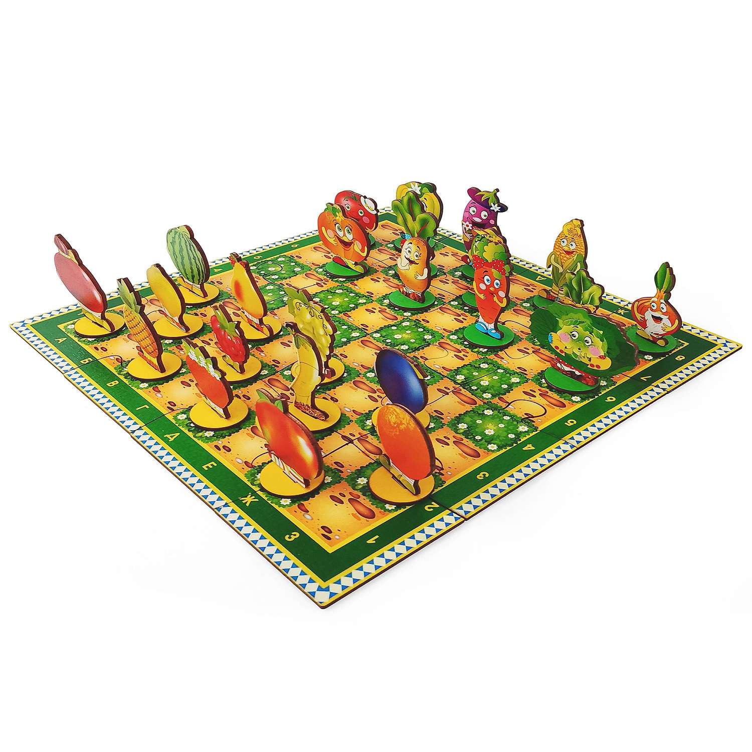 Нескучные шашки Нескучные игры Овощи против Фруктов - фото 1