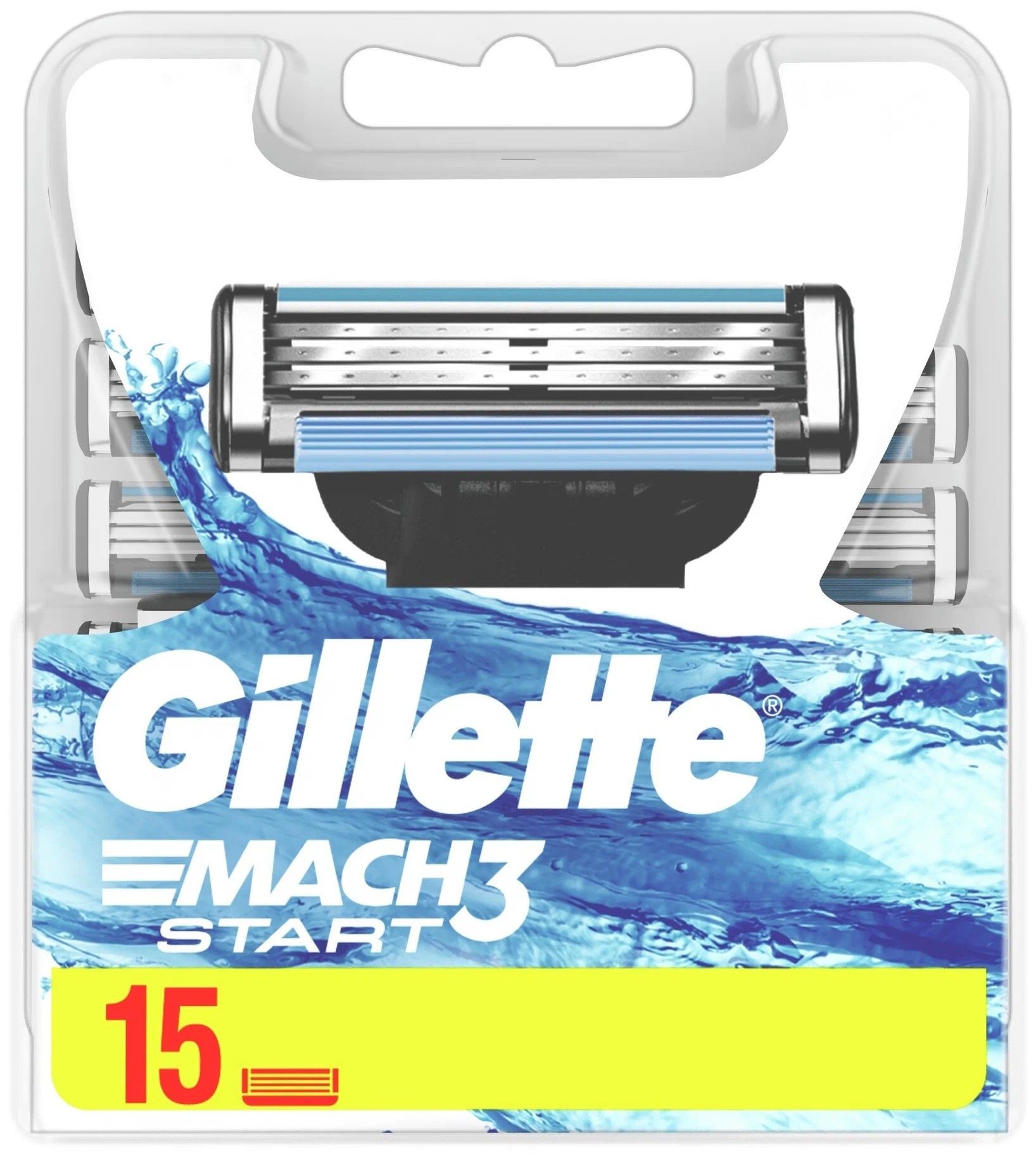 Сменные кассеты GILLETTE Mach3 Start-15 - фото 1