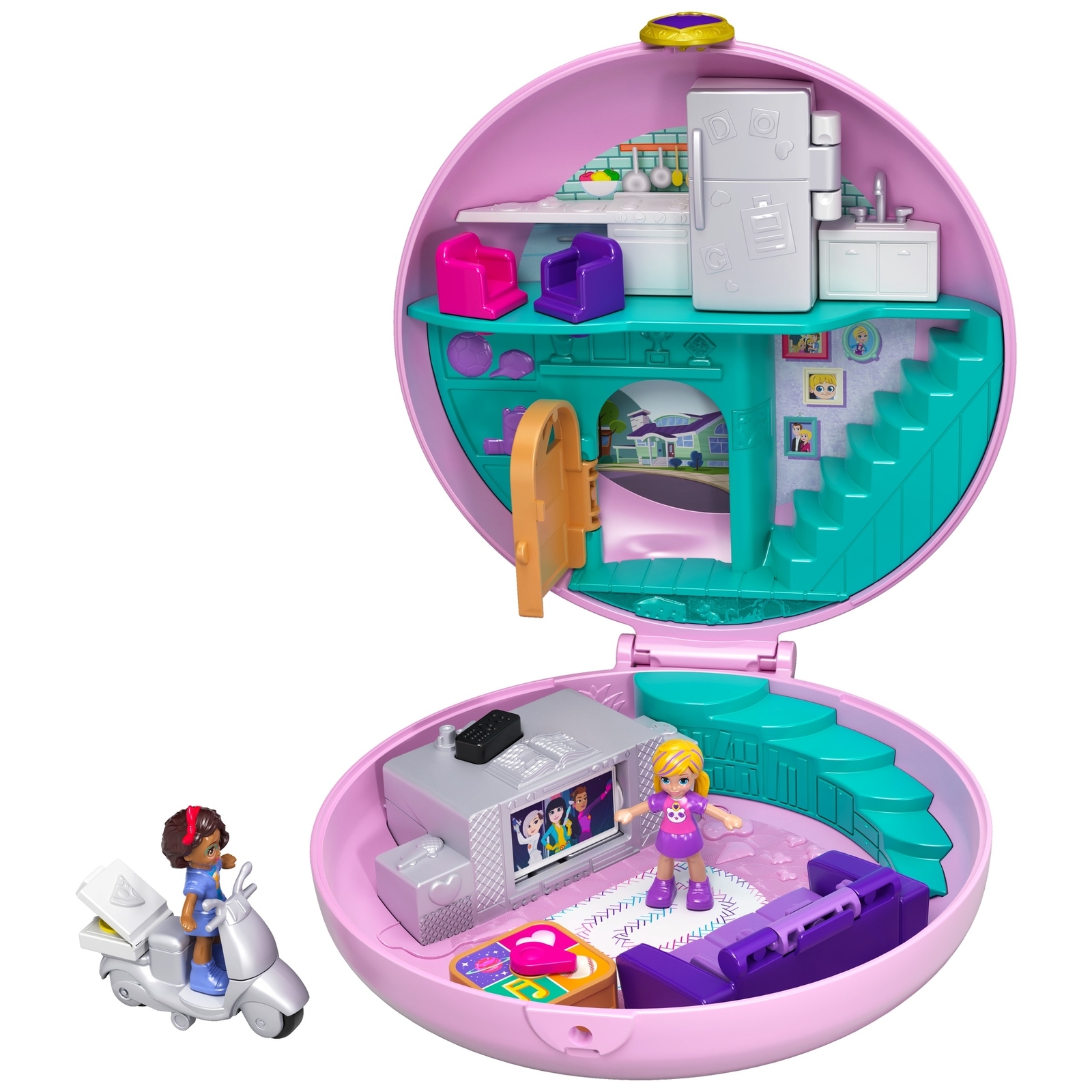 Набор игровой POLLY POCKET компактный Пижамная вечеринка GDK82 купить по  цене 39 ₽ в интернет-магазине Детский мир