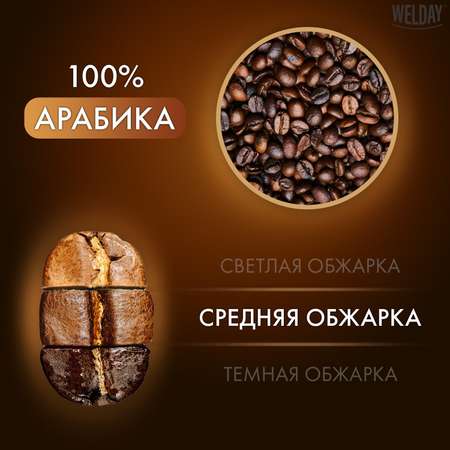 Кофе в зернах WELDAY арабика 1 кг