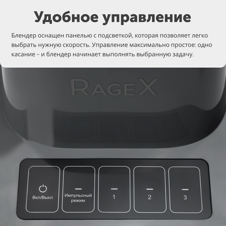 Стационарный блендер RageX R1503-202