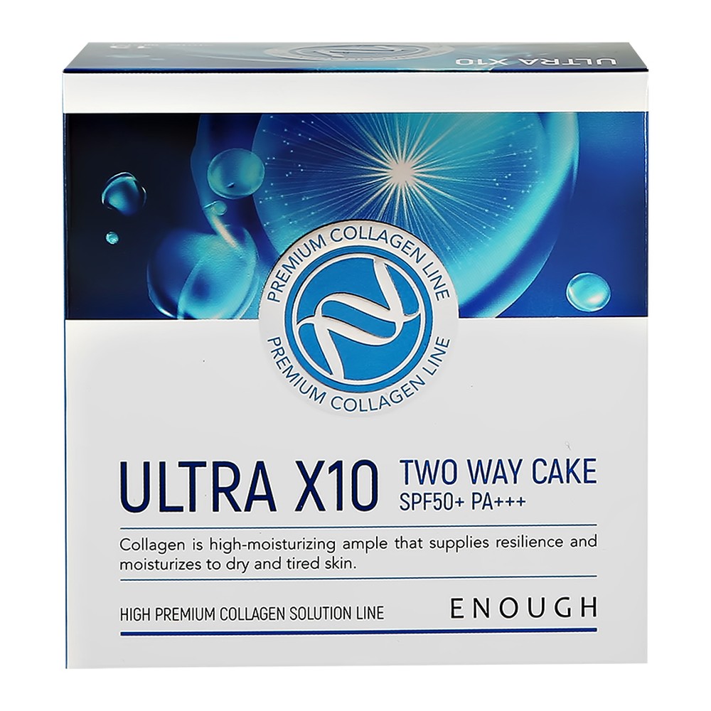 Пудра со сменным блоком ENOUGH Premium ultra x10 two-way cake тон 13 - фото 5