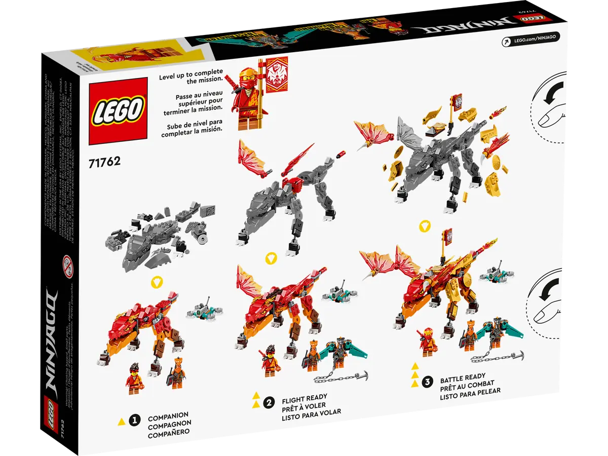 Конструктор LEGO Ninjago Огненный дракон ЭВО Кая 71762 - фото 2