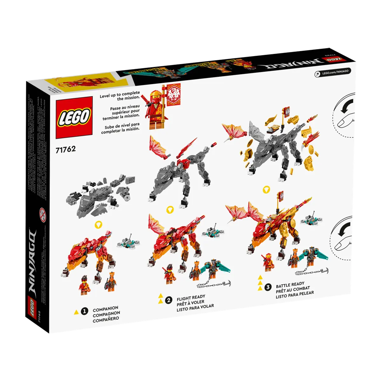 Конструктор LEGO Ninjago Огненный дракон ЭВО Кая 71762 - фото 2